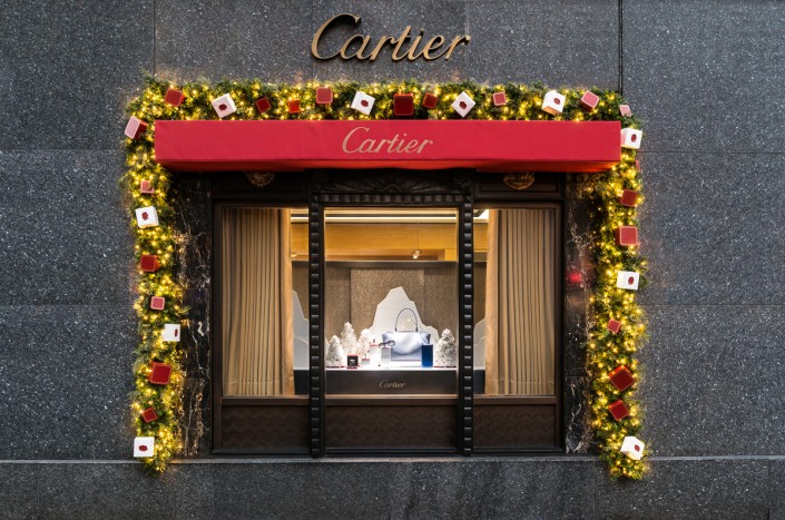 Cartier holiday window display